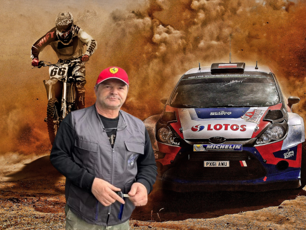 Stephane mecanicien WRC voitures de Rallye a Marrakech